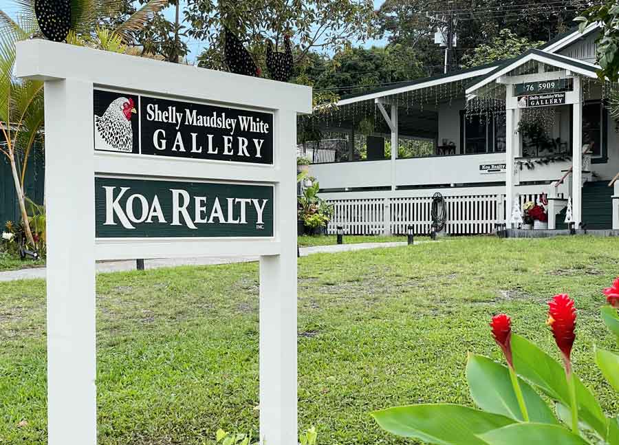 Holualoa art gallery near Kona, on the Big Island