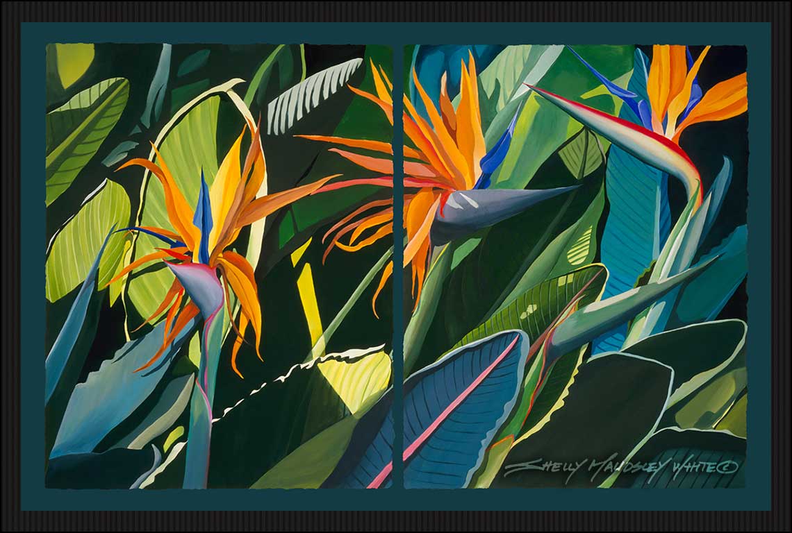 Flower painting from Hawaii